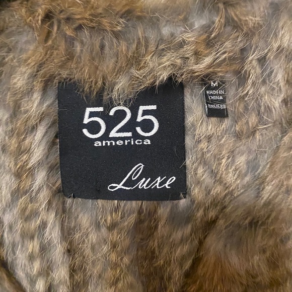 525 luxury fur vest NWOT - Picture 4 of 5